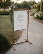 Unplugged Ceremony Wedding Sign: Editable No Phone Elegant Ceremony Sign (Instant Download) 