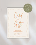 Card and Gifts Sign Template 012