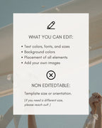 Seating Chart Template: Blue Seashell Ocean Wedding Seating Sign 013