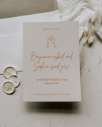 Orange Modern Save the Date Template 012