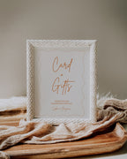 Card and Gifts Sign Template 012