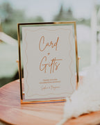 Card and Gifts Sign Template 012