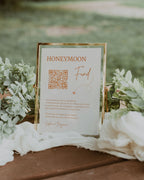 Honeymoon Fund Sign Template 012