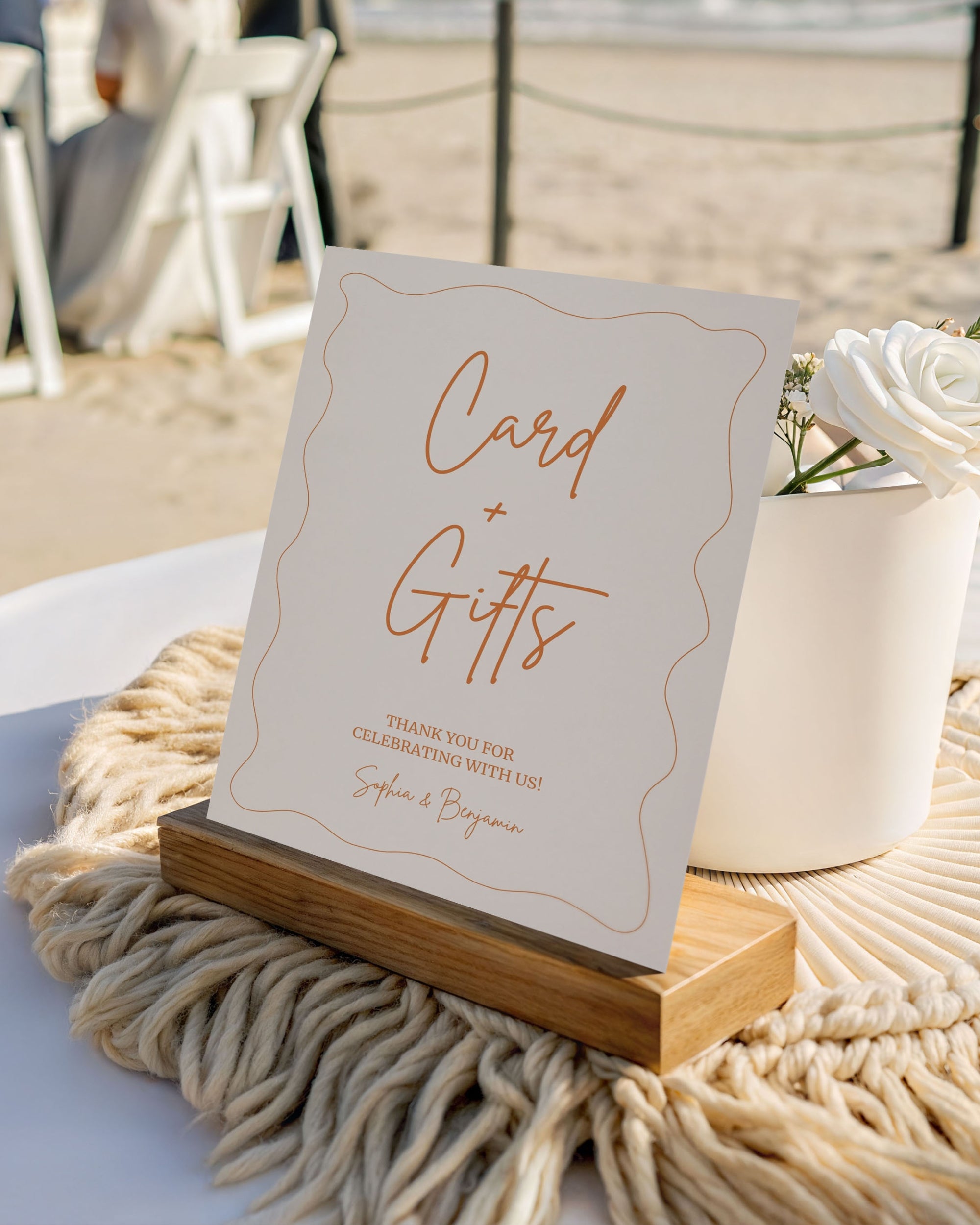 Card and Gifts Sign Template 012