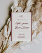 Wedding Invitation Template Set: Editable Elegant Invitation Suite With QR RSVP (Instant Download) 