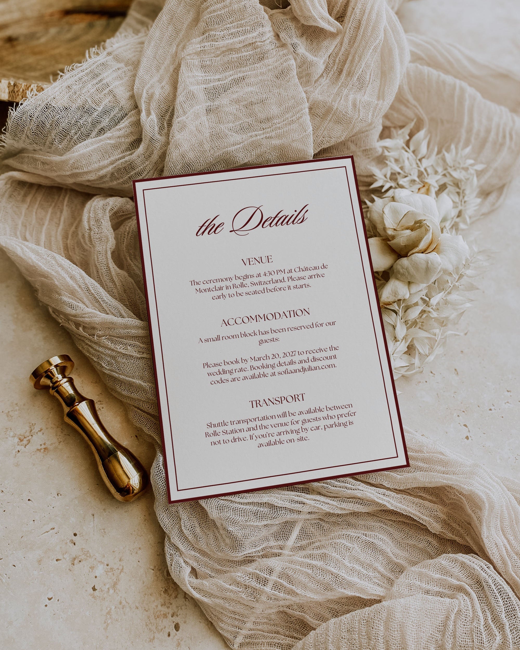 Wedding Invitation Template Set: Editable Elegant Invitation Suite With QR RSVP (Instant Download) 